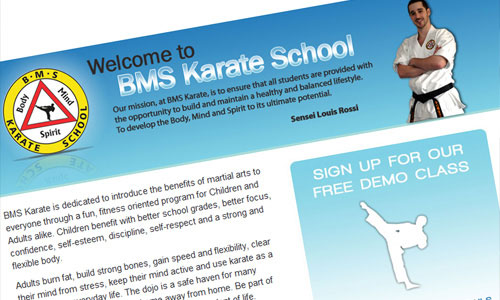 BMS Karate Website